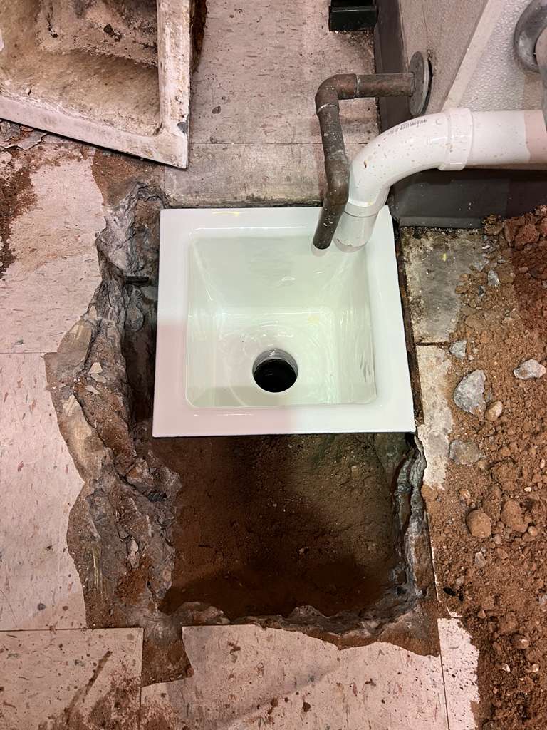 After plumbing repair