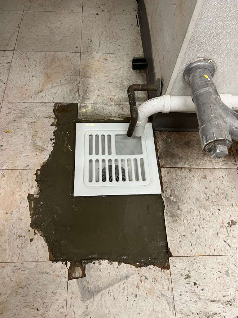 Before plumbing repair