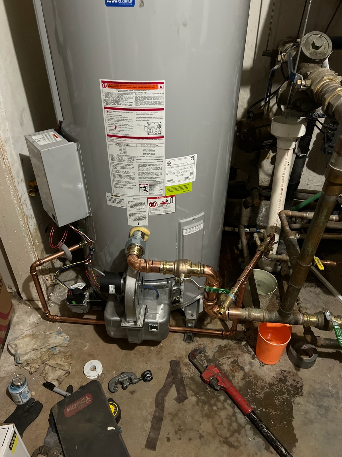Plumbing project result