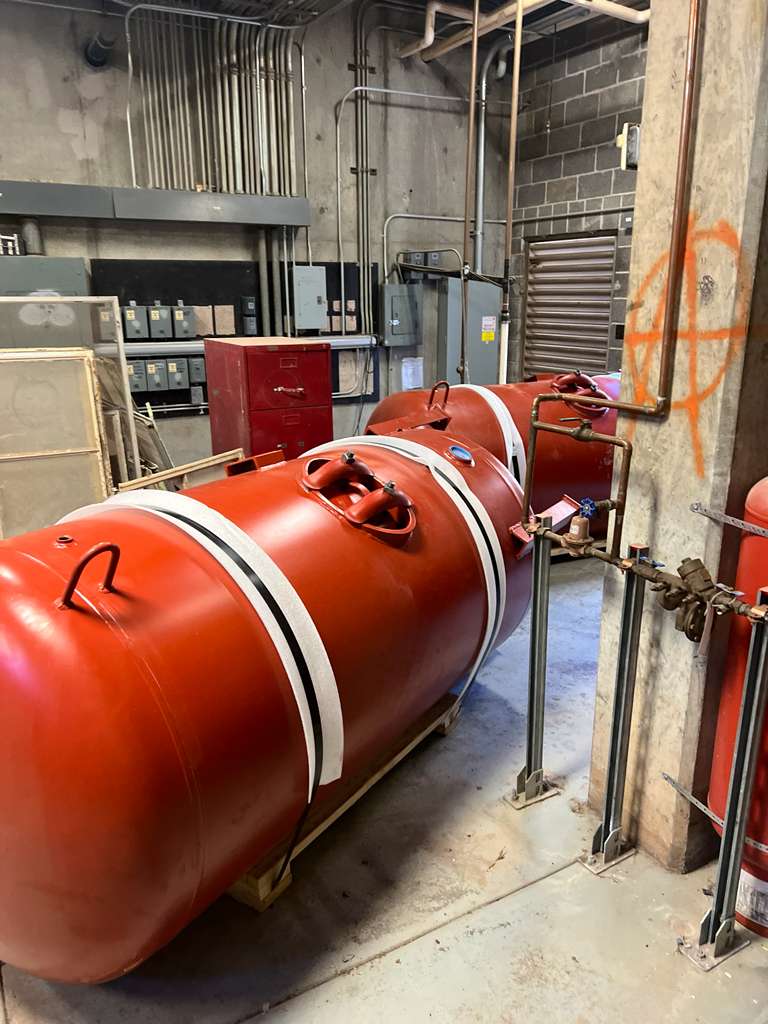 After plumbing repair