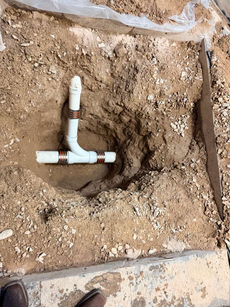 Before plumbing repair