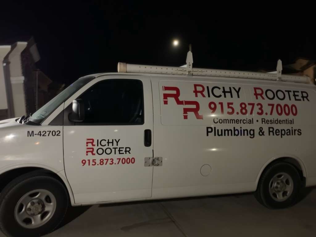 Richy Rooter Plumbing Fleet Van